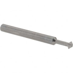 Accupro - 3/16° 3/16" Cut Diam, 0.093" Cut Width, 3/16" Shank, Solid Carbide Double-Angle Cutter - Exact Tooling