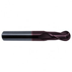 9/64" Dia. - 2" OAL - 30 Helix Firex CBD Ball Nose EM - 2 FL - Exact Tooling