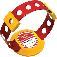 NMC - Plastic Circuit Breaker Panel Lockout - 1 Padlock, 1 Circuit, English - Exact Tooling