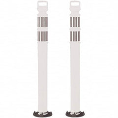 PRO-SAFE - Traffic Barrels, Delineators & Posts Type: Delineator Post Material: Polyethylene - Exact Tooling