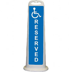 PRO-SAFE - Traffic Barrels, Delineators & Posts Type: Vertical Panel Material: Polyethylene - Exact Tooling