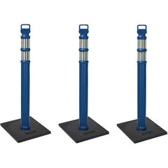 PRO-SAFE - Traffic Barrels, Delineators & Posts Type: Delineator Post Material: Polyethylene - Exact Tooling