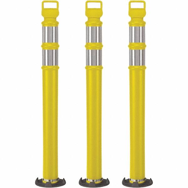PRO-SAFE - Traffic Barrels, Delineators & Posts Type: Delineator Post Material: Polyethylene - Exact Tooling