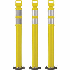 PRO-SAFE - Traffic Barrels, Delineators & Posts Type: Delineator Post Material: Polyethylene - Exact Tooling