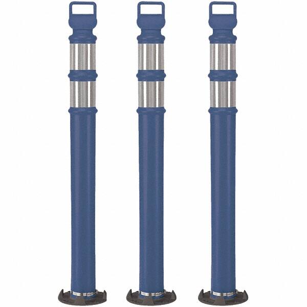 PRO-SAFE - Traffic Barrels, Delineators & Posts Type: Delineator Post Material: Polyethylene - Exact Tooling