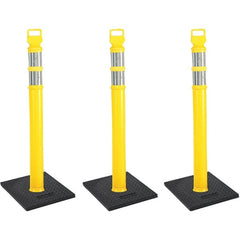 PRO-SAFE - Traffic Barrels, Delineators & Posts Type: Delineator Post Material: Polyethylene - Exact Tooling