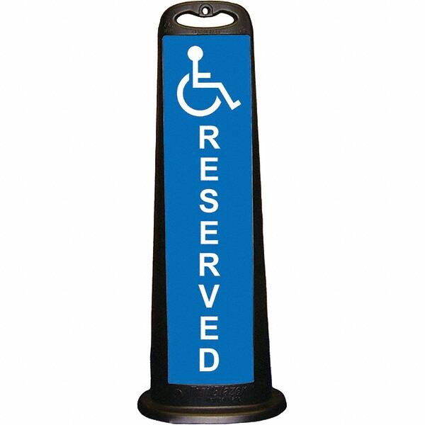 PRO-SAFE - Traffic Barrels, Delineators & Posts Type: Vertical Panel Material: Polyethylene - Exact Tooling