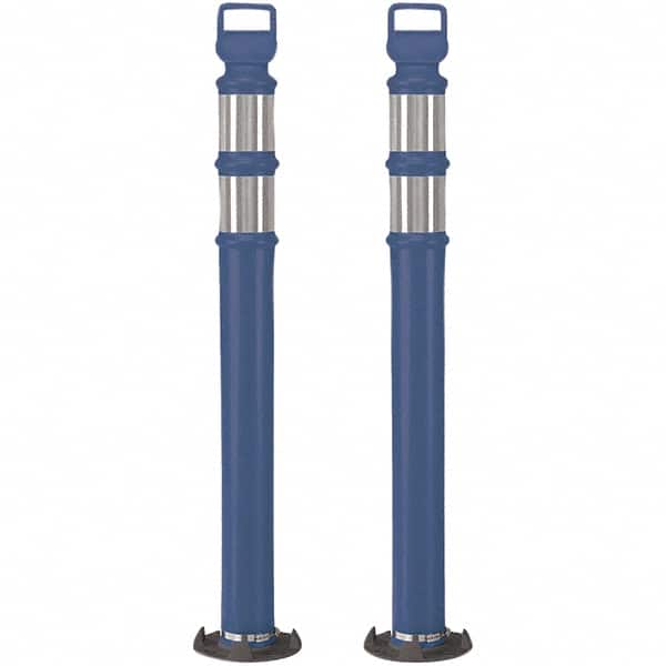PRO-SAFE - 2 4-Piece Kits 45" High x 6" Wide, Reflective Delineator Post - Exact Tooling
