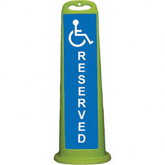 PRO-SAFE - Traffic Barrels, Delineators & Posts Type: Vertical Panel Material: Polyethylene - Exact Tooling