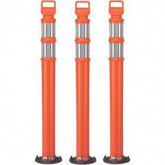 PRO-SAFE - Traffic Barrels, Delineators & Posts Type: Delineator Post Material: Polyethylene - Exact Tooling