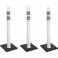 PRO-SAFE - Traffic Barrels, Delineators & Posts Type: Delineator Post Material: Polyethylene - Exact Tooling