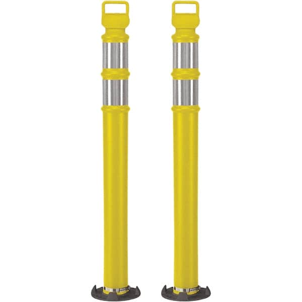 PRO-SAFE - Traffic Barrels, Delineators & Posts Type: Delineator Post Material: Polyethylene - Exact Tooling