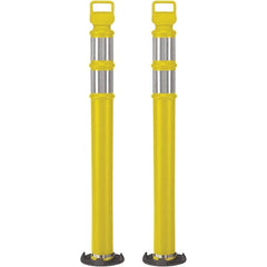 PRO-SAFE - Traffic Barrels, Delineators & Posts Type: Delineator Post Material: Polyethylene - Exact Tooling