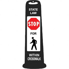 PRO-SAFE - Traffic Barrels, Delineators & Posts Type: Vertical Panel Material: Polyethylene - Exact Tooling