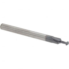 Accupro - 3/32° 3/32" Cut Diam, 0.047" Cut Width, 1/8" Shank, Solid Carbide Double-Angle Cutter - Exact Tooling