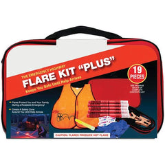 PRO-SAFE - Highway Safety Kits Type: Emergency Roadside Kit Number of Pieces: 19 - Exact Tooling