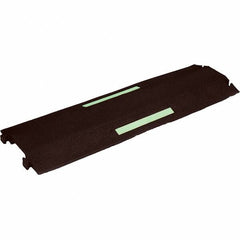 PRO-SAFE - 36" Long x 10-1/2" Wide x 1-1/2" High, Polyurethane Ramp Cable Guard - 8,850 Lb Load Limit - Exact Tooling