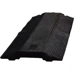 PRO-SAFE - 36" Long x 10-1/2" Wide x 1-1/2" High, Polyurethane Ramp Cable Guard - 8,850 Lb Load Limit - Exact Tooling