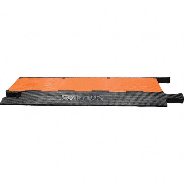 PRO-SAFE - 36" Long x 20" Wide x 1-3/4" High, Polyurethane Ramp Cable Guard - 20,000 Lb Load Limit - Exact Tooling