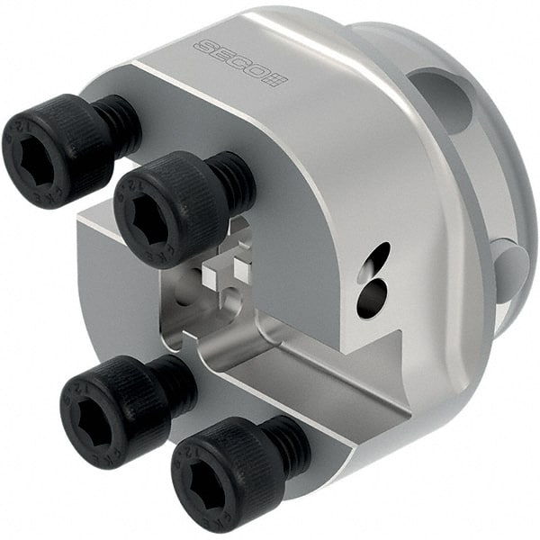 Seco - 80mm Body Diam, Manual Rough Boring Head - 86mm to 116mm Bore Diam, 86mm Bar Hole Diam - Exact Tooling