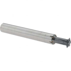 Accupro - 5/16° 5/16" Cut Diam, 0.072" Cut Width, 5/16" Shank, Solid Carbide Double-Angle Cutter - Exact Tooling
