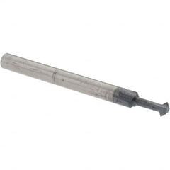 Accupro - ° 3mm Cut Diam, 0.059" Cut Width, 1/8" Shank, Solid Carbide Double-Angle Cutter - Exact Tooling