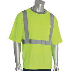 PIP - Size XL Hi-Vis Yellow High Visibility Short Sleeve T-Shirt - Exact Tooling