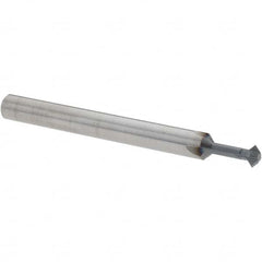 Accupro - 5/32° 5/32" Cut Diam, 0.078" Cut Width, 3/16" Shank, Solid Carbide Double-Angle Cutter - Exact Tooling
