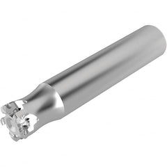 Seco - 25.2mm Cut Diam, 1.9mm Max Depth, 38.1mm Shank Diam, Cylindrical Shank Indexable High-Feed End Mill - Screw Holding Method, LPKT09 Insert, R217.21 Toolholder, Through Coolant - Exact Tooling