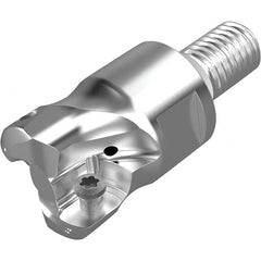 Seco - 12.4mm Cut Diam, 1.8mm Max Depth, M20 20mm Shank Diam, Modular Connection Indexable High-Feed End Mill - Screw Holding Method, LPKT09 Insert, R217.21 Toolholder, Through Coolant - Exact Tooling