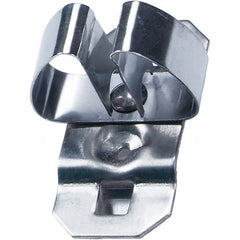 NMC - 2-3/4" Long Extended Spring Clip Pegboard Hook - 2-3/4" Projection, Stainless Steel - Exact Tooling