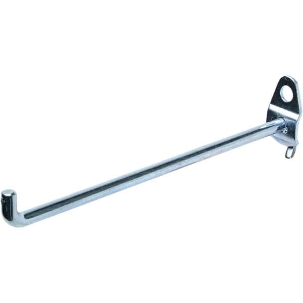 NMC - 6" Long Pegboard Hook - 6" Projection, 90° Bend, Steel - Exact Tooling