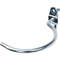 NMC - 4-1/2" ID, 3-3/4" Long Pegboard Curved Hook Pegboard Hook - 3-3/4" Projection, Steel - Exact Tooling