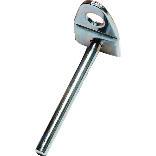 NMC - 2" Long No Bend Single Rod Pegboard Hook - 2" Projection, Steel - Exact Tooling