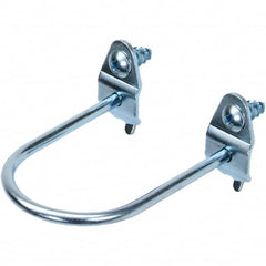 NMC - 1-3/4" ID, 2-7/8" Long Double Mount U Shape Pegboard Hook - 2-7/8" Projection, Steel - Exact Tooling