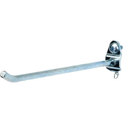 NMC - 6" Long Pegboard Hook - 6" Projection, 30° Bend, Steel - Exact Tooling