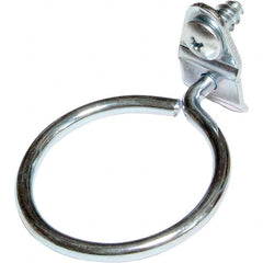NMC - 2-1/2" Long Single Ring Tool Holder Pegboard Hook - 2-1/2" Projection, Steel - Exact Tooling