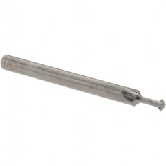 Accupro - 3/32° 3/32" Cut Diam, 0.047" Cut Width, 1/8" Shank, Solid Carbide Double-Angle Cutter - Exact Tooling
