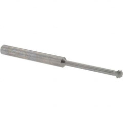 Accupro - 3/16° 3/16" Cut Diam, 0.093" Cut Width, 3/16" Shank, Solid Carbide Double-Angle Cutter - Exact Tooling