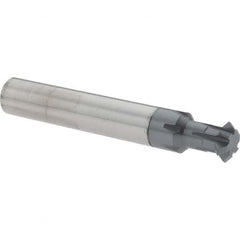 Accupro - 3/8° 3/8" Cut Diam, 1/8" Cut Width, 3/8" Shank, Solid Carbide Double-Angle Cutter - Exact Tooling