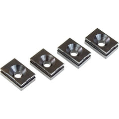 Air Vise Workholding - 2 Piece Vise Workholding Grapplers - Alloy Steel, 12.75mm Long, 1/4" High - Exact Tooling