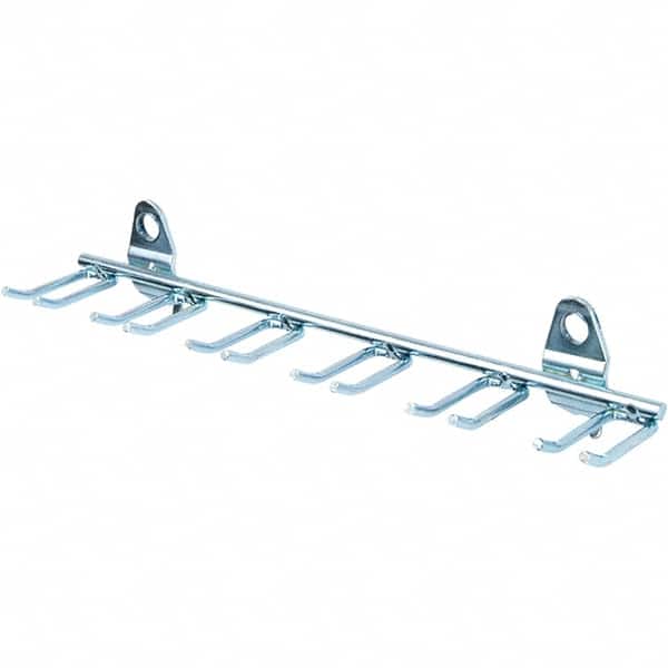 NMC - 1-3/8" Long Multi-Prong Tool/Wrench Holder Pegboard Hook - 1-3/8" Projection, Steel - Exact Tooling