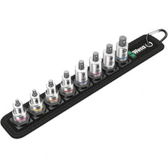 Wera - Hex & Torx Bit Socket Sets Type: Hex Bit Socket Set Drive Size: 3/8 - Exact Tooling