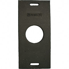 PRO-SAFE - 30" Wide x 2" High Recycled Rubber Channelizer Base - Exact Tooling