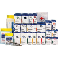 PRO-SAFE - 241 Piece, 50 Person, Smartcompliance Kit - 11" Wide x 17" Deep x 2-1/2" High, No Container Included - Refill Only - Exact Tooling