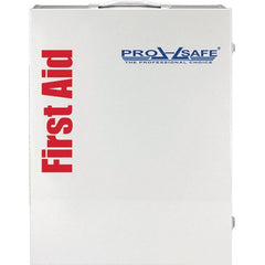 PRO-SAFE - 909 Piece, 150 Person, Smartcompliance Kit - 5-1/2" Wide x 16-1/2" Deep x 23" High, Metal Cabinet - Exact Tooling