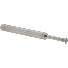 Accupro - 3/16° 3/16" Cut Diam, 0.055" Cut Width, 3/16" Shank, Solid Carbide Double-Angle Cutter - Exact Tooling