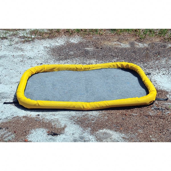 UltraTech - 3.3 Gal Capacity per Package, Stormwater Pad - 60" Long x 48" Wide, Gray, Recycled Fibers - Exact Tooling
