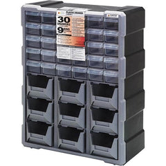 Quantum Storage - 39 Drawer, Small Parts Drawer Cabinet System - 23-3/4" Deep x 6-1/4" Wide x 15" High - Exact Tooling