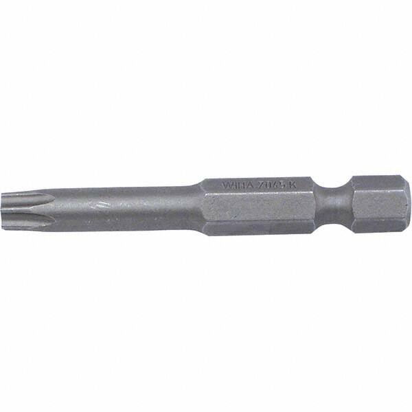 Wiha - T20 Power Bit - 1/4" Drive, 2" OAL - Exact Tooling